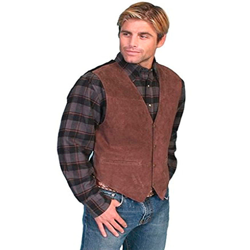 Natural Fiber Casual Vest