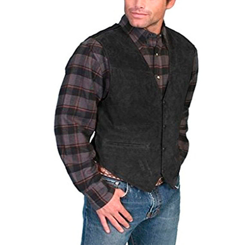 Natural Fiber Casual Vest