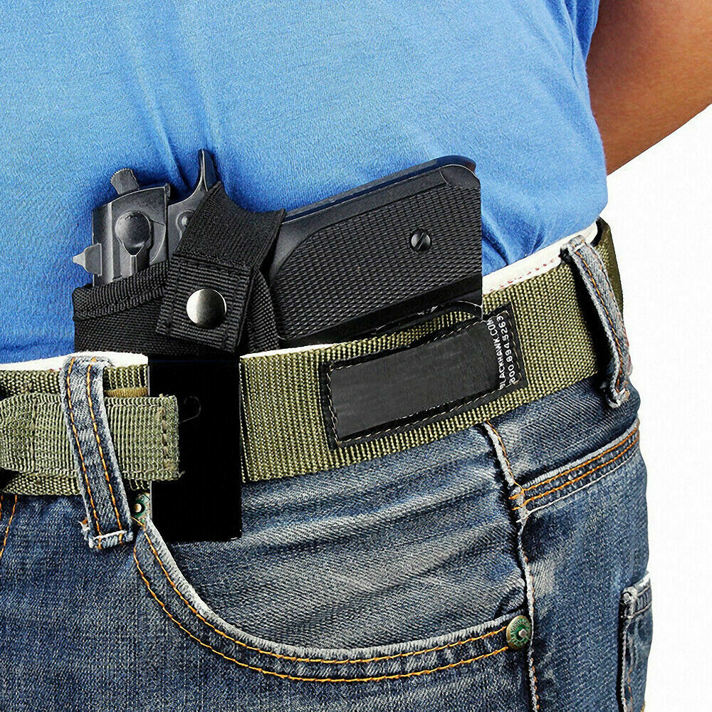 Universal IWB OWB Belt Concealed Carry Pistol Holster