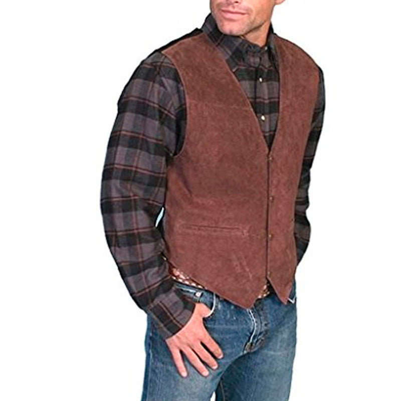 Natural Fiber Casual Vest