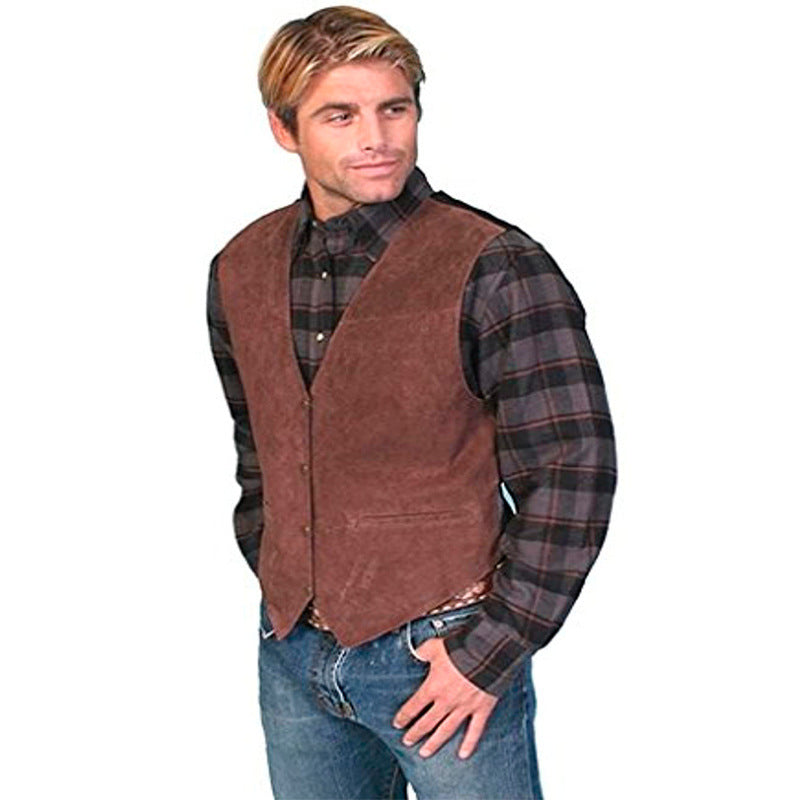 Natural Fiber Casual Vest