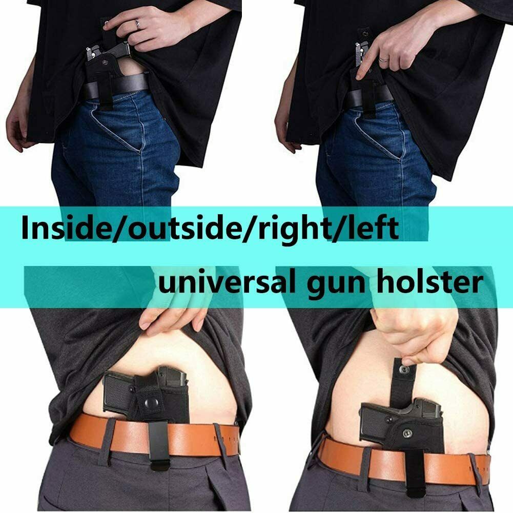 Universal IWB OWB Belt Concealed Carry Pistol Holster