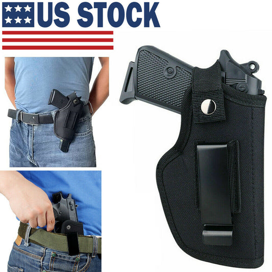 Universal IWB OWB Belt Concealed Carry Pistol Holster